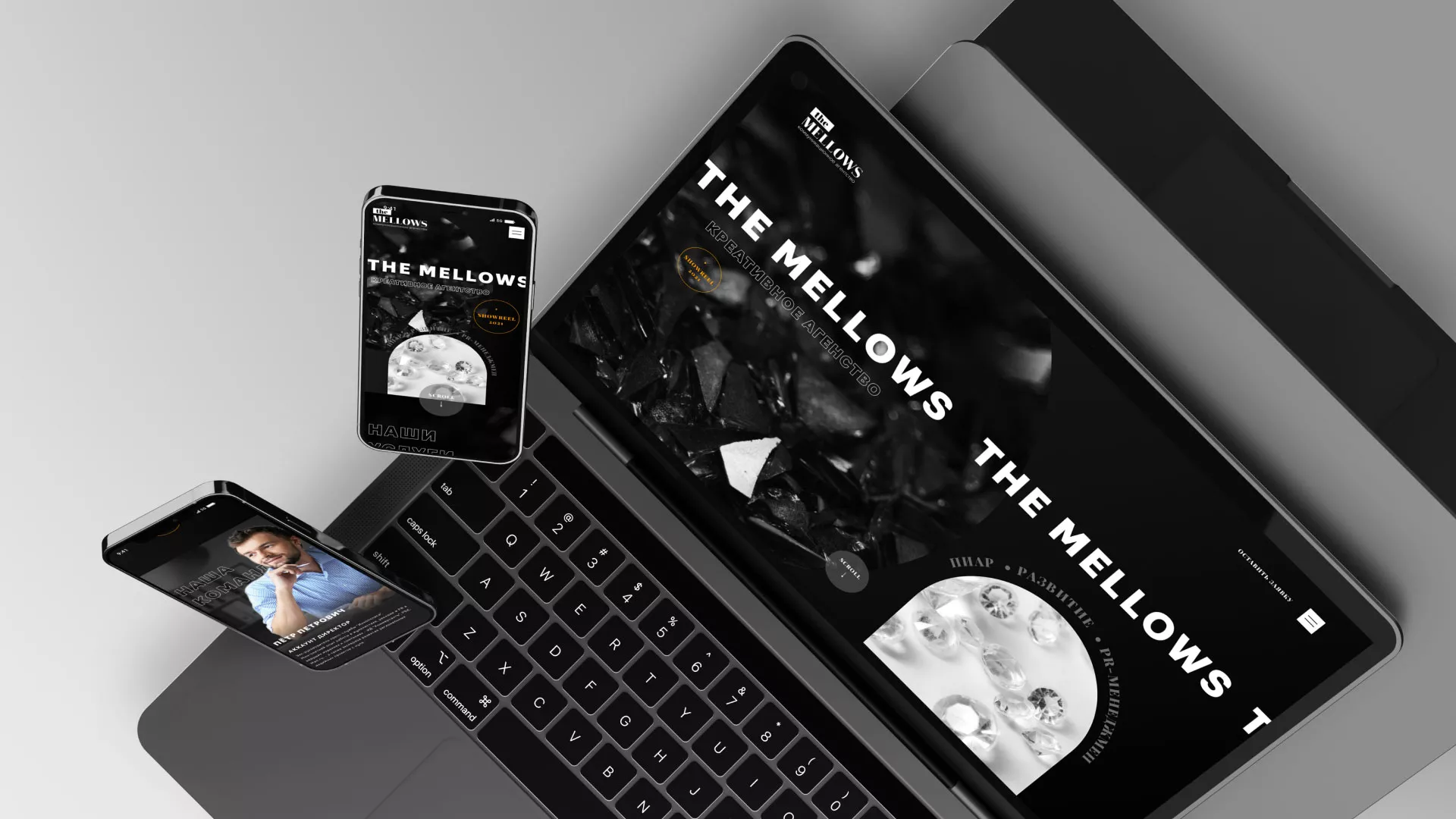 Разработка сайта креативного агентства «The Mellows» в Вичуге