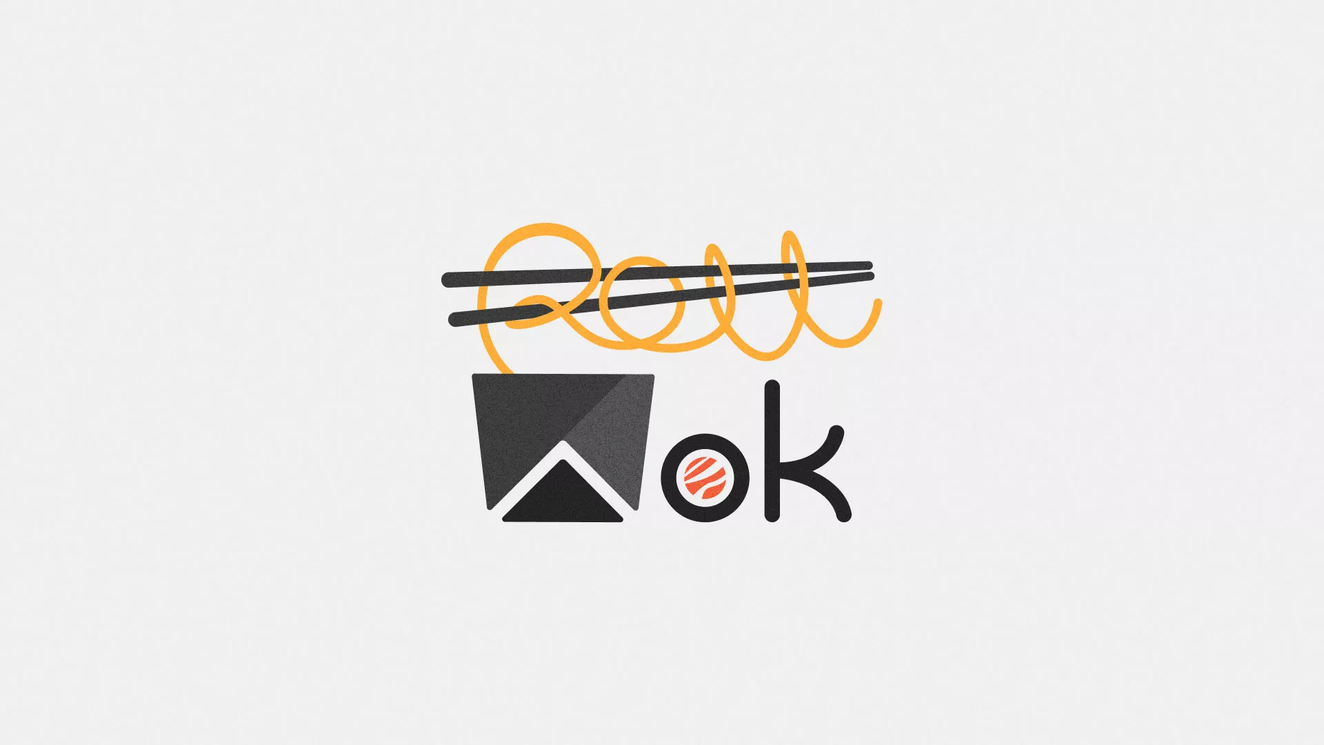 Разработка логотипа в Вичуге для суши-бара «Roll Wok Club» Разработка логотипа в Вичуге для суши-бара «Roll Wok Club»